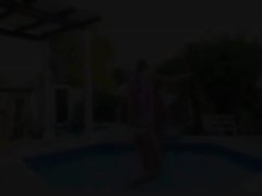 luxury pool masturbation of friends