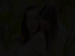 Brutal double toy and sensual russian lesbos