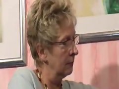 Nerdy Granny With Eyeglasses Gets Screwed Brutal