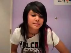 emo luscious teen masturbating for her fellow