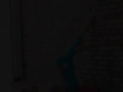Superskinny doll pornstar stripping