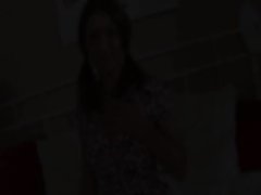 Deep fingering of her oiled prostitute