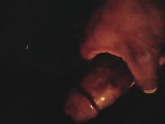 black phallus cumming without jacking off