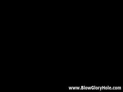 Glory Hole - Lewd Sexual Top heavy Randy chicks Love Licking Phallus 26