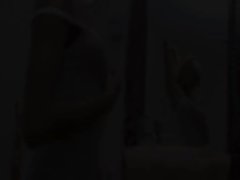 Top heavy fairhair girlie teasing with shower