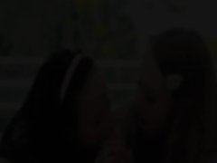 Two wow gals copulated by sensual russian fellow
