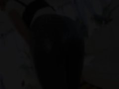 blackhair like her red fake penis in her butt