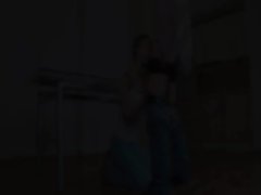 I banged my titty lady wild on a table