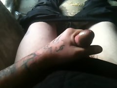 Tattooed jerk off pt 10