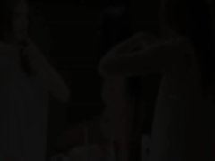 Slim cheerleaders eating twats