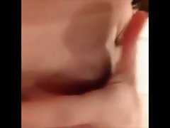 Amateur masturbates