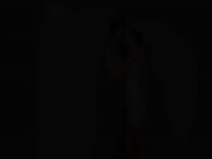 Sensual russian couple copulate on a floor
