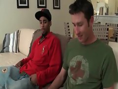 Interracial cock sucking sequence with gay sensual barely legal teens