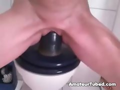 30X10cm dildoorgasm in the bathroom