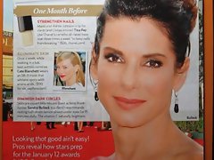 Sandra Bullock Cum Tribute Bukkake No. 1