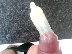 Cum in used Condom of user hamburg6870
