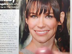 Evangeline Lilly Cum Tribute Bukkake No. 1