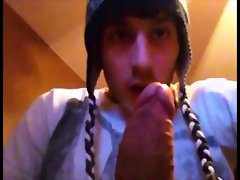 xxl huge cock dude self strokes on web cam