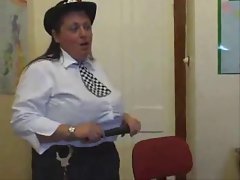 Thick Policewoman Screws her Suspect