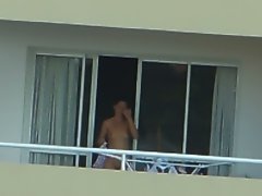 voyeur lassie naked in balcony argentina . far away ( 200 m)