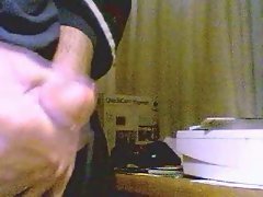 I jerk and cum