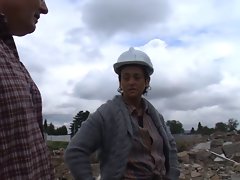 Attractive mature Construction Worker