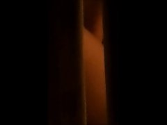 through window voyeur - experienced couple masturbates each other