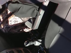 dirty wife in my car