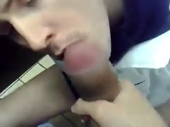 public bathroom blow job