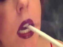 Lewd Experienced Solo Smoking and Dangling 120