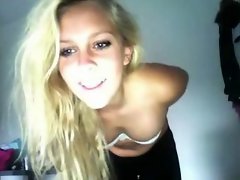 Amateur tempting blonde Masturbation