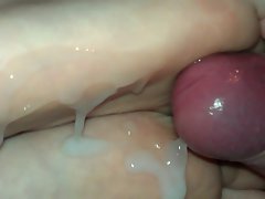 Cum on partners soles makign them drip