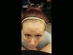 Amateur sassy teen deepthroat and face cum