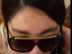 Asian Reddit girl blowing her man