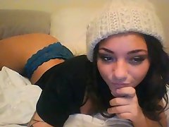 Smoking Attractive Camgirl