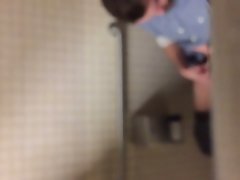 Caught jerking off in the men's room (part 2)