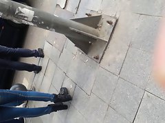 spy sensual butt seductive teens in street romanian