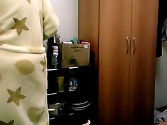 Seductive teen room spy cam (voyeur)