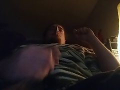 Male Smoker cum on cam