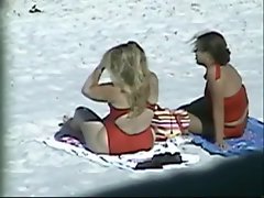 Spying Attractive mature Juicy round ass - Beach Bum Voyeur - Candid Naughty butt