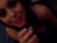 Scottish Saucy teen wearing Socks Cock sucking