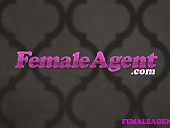 FemaleAgent Beauteous bisexual light-haired seduces sensual agent