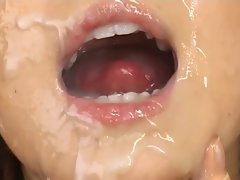 Marin - Bukkake Cum In Mouth