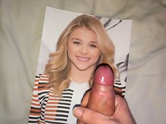 Chloe Moretz cum tribute 4