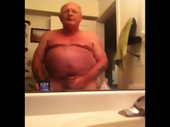 bald grandpa cum