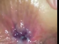 Interracial rectal creampie