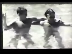 Gay Vintage 50's - A Stolen Swim