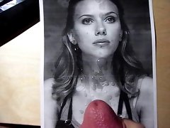 cum over dreaming Scarlett Johansson