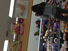Mum in line for her meat