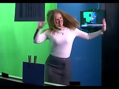 Linda Church shaking her butt and knockers